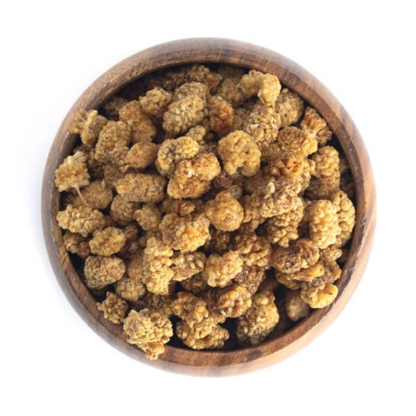 Organic Dried White Mulberries - U-RAAW! Health Foods