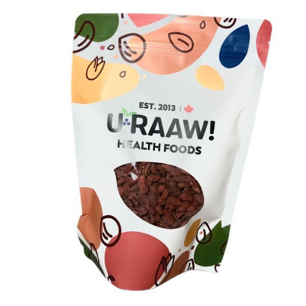 Organic Dried Goji/Wolf Berries - U-RAAW! Health Foods