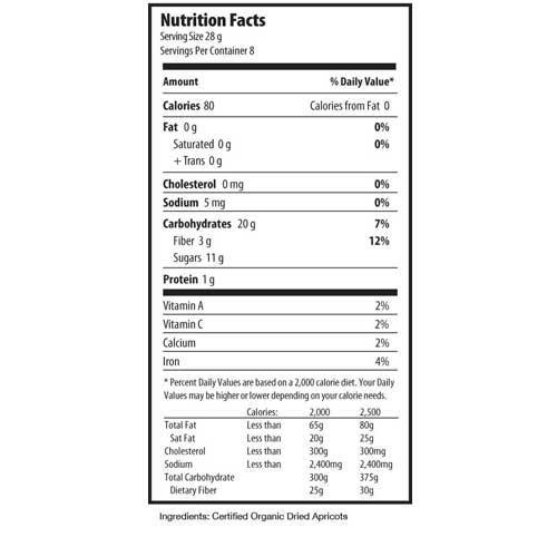 Organic Dried Turkish Apricots - U-RAAW! Health Foods